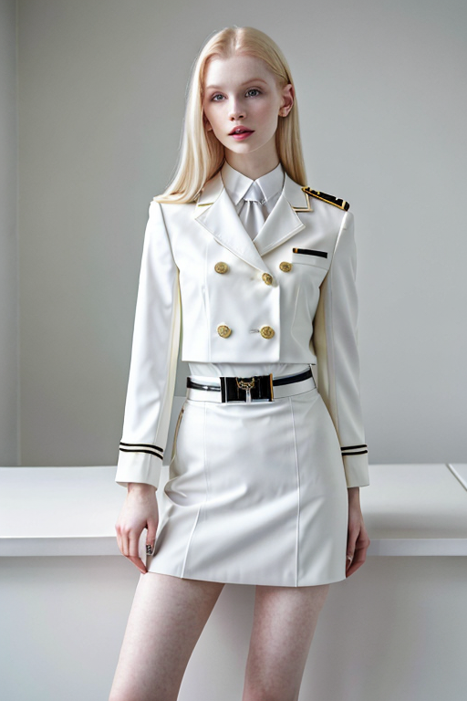 tight skirt work outfit photo